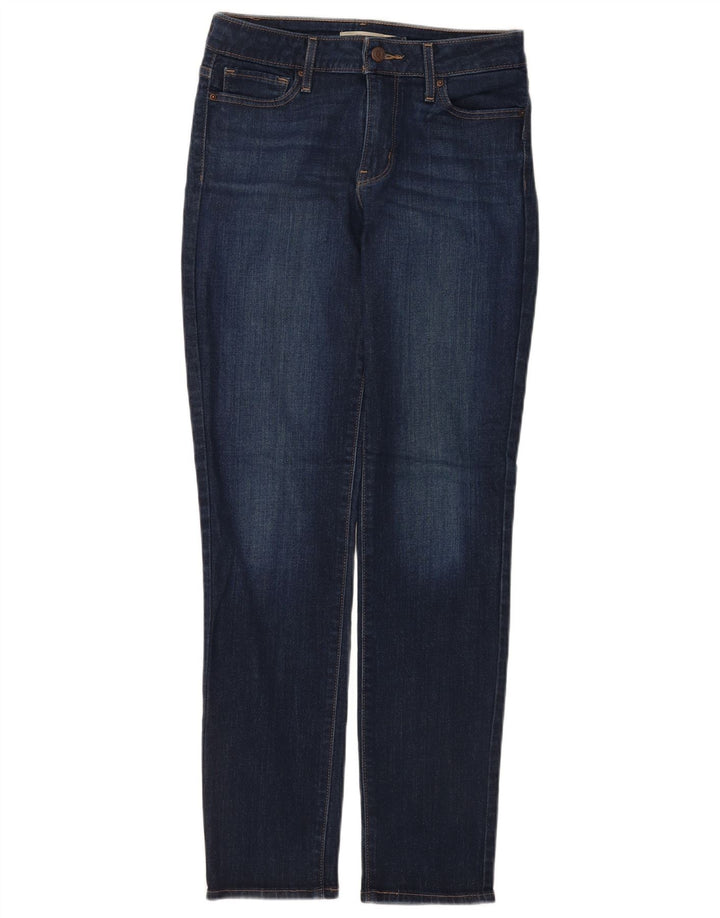 Levi's ženske 712 uske traperice W28 L32 tamnoplavi pamuk