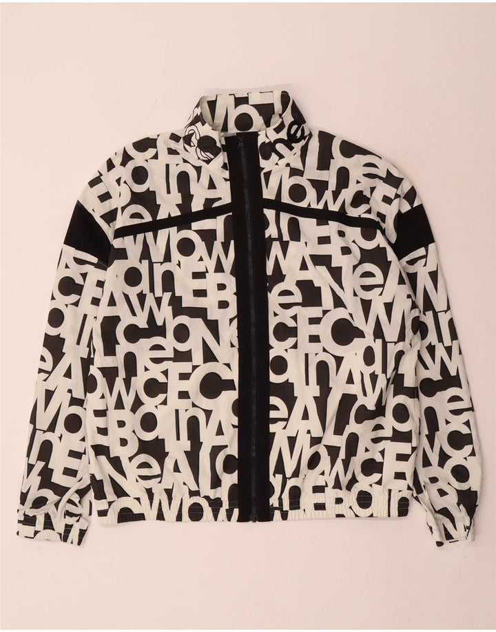 New Balance ženska prevelika bomber jakna UK 10 Mala bijela