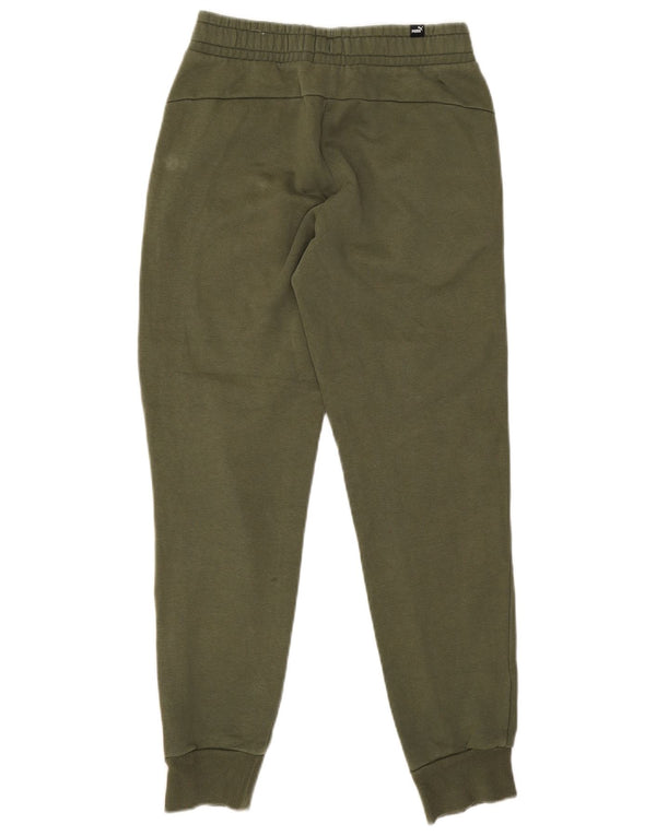 Puma Ženska trenirka Hlače Joggers UK 6 XS Kaki pamuk