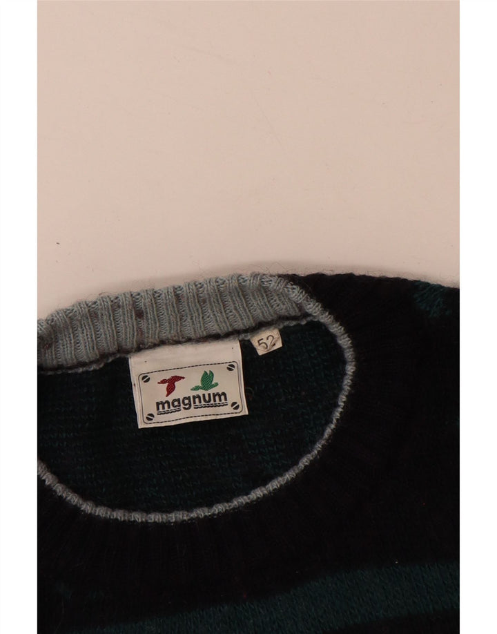 MAGNUM muški džemper s okruglim izrezom IT 52 Veliki tamnoplavi