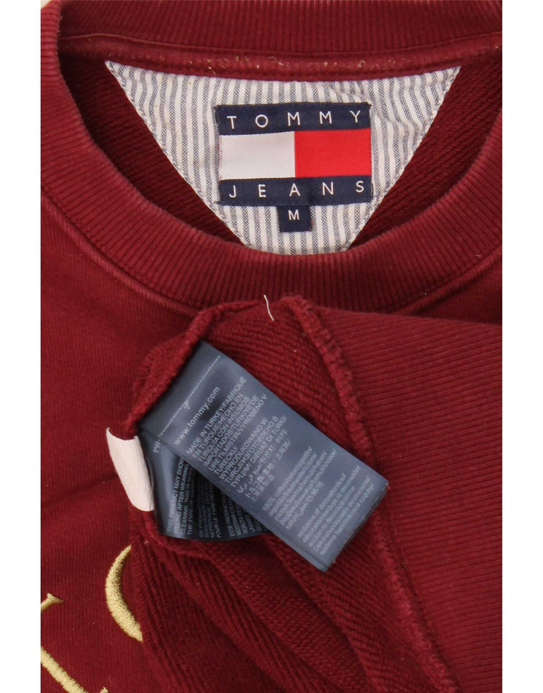 Tommy Hilfiger muška trenirka s grafičkim motivima Srednji bordo pamuk