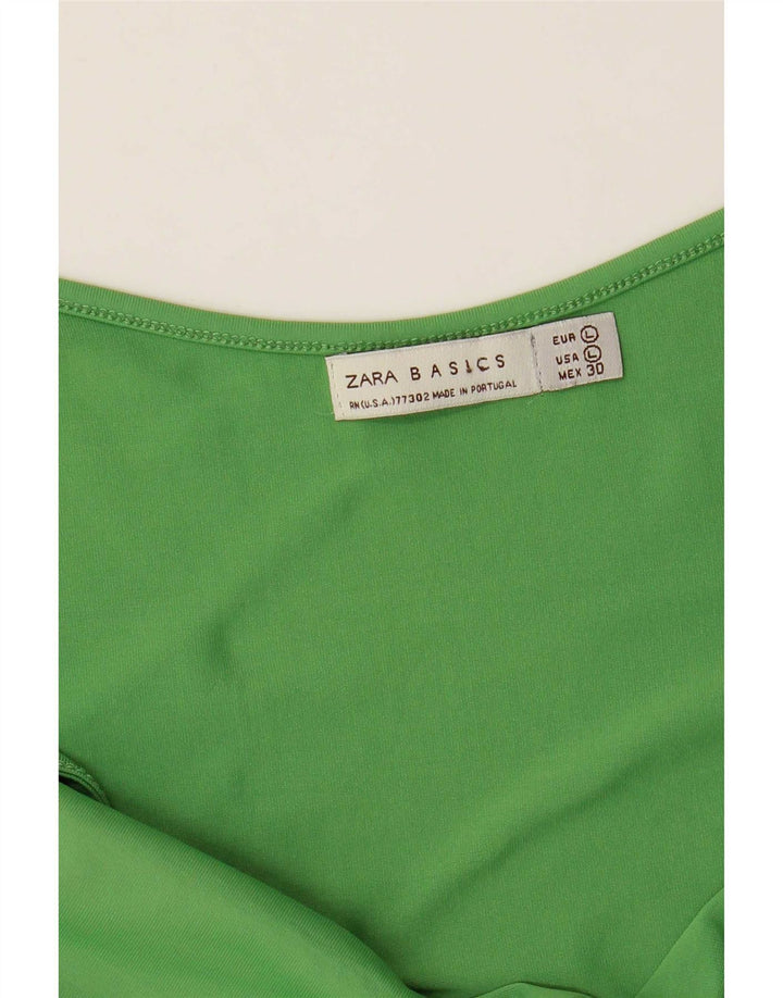 Zara ženski kratki Cami Top UK 14 Large Green