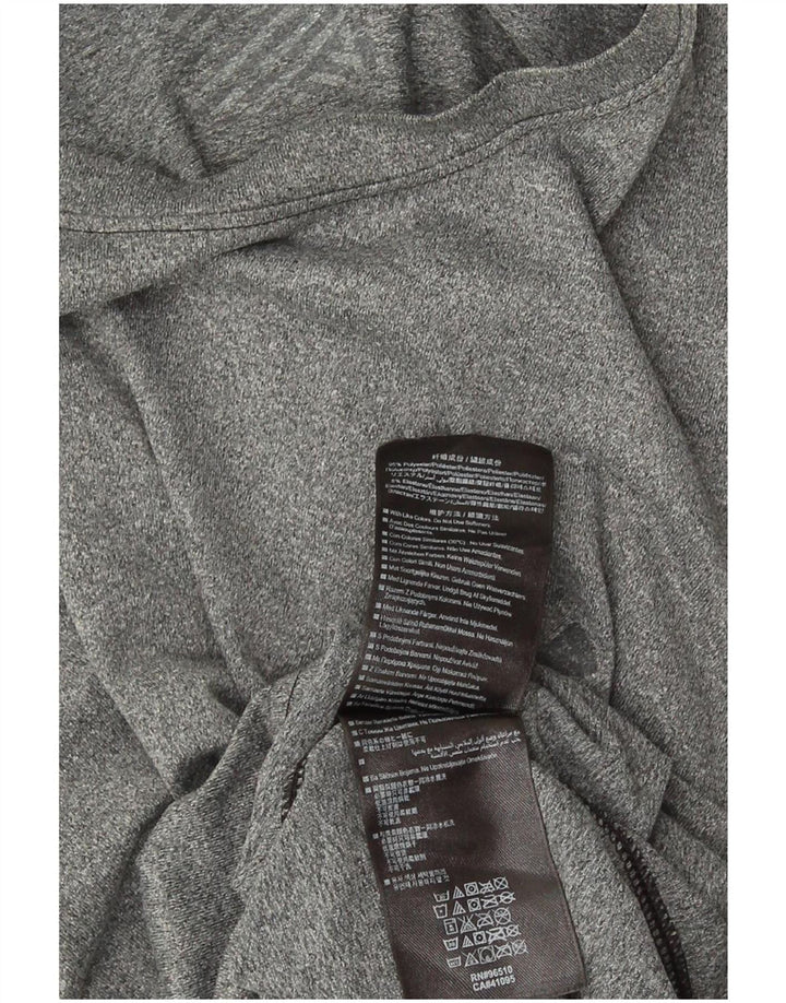 Muška majica Under Armour Cold Gear s dugim rukavima srednje sive boje od poliestera