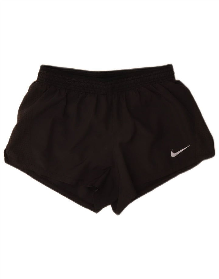 Nike Ženske Dri Fit Sportske kratke hlače UK 12 Srednje crni poliester