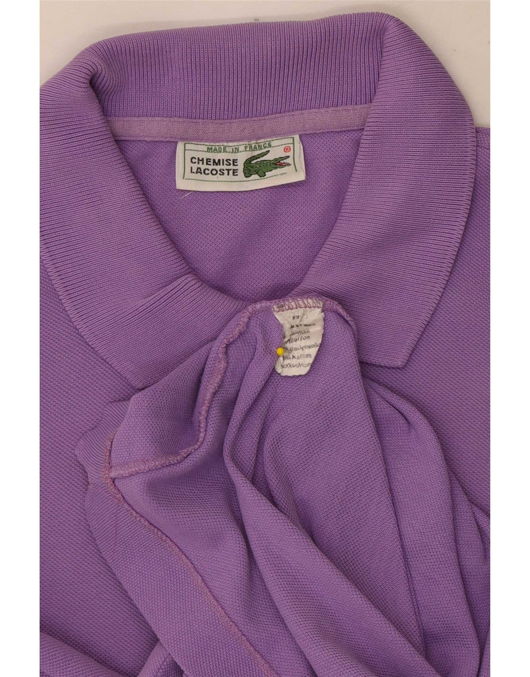 Lacoste muška polo majica srednje ljubičaste boje od pamuka
