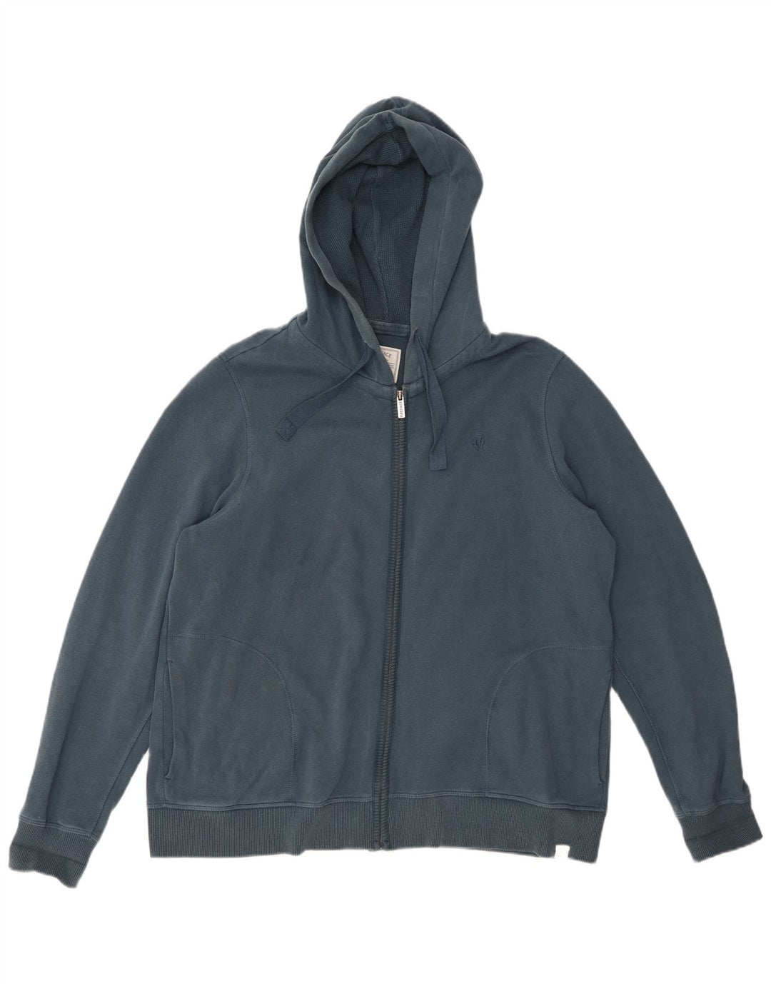 Fat Face Muški pulover s kapuljačom na patentni zatvarač Veliki zeleni pamuk