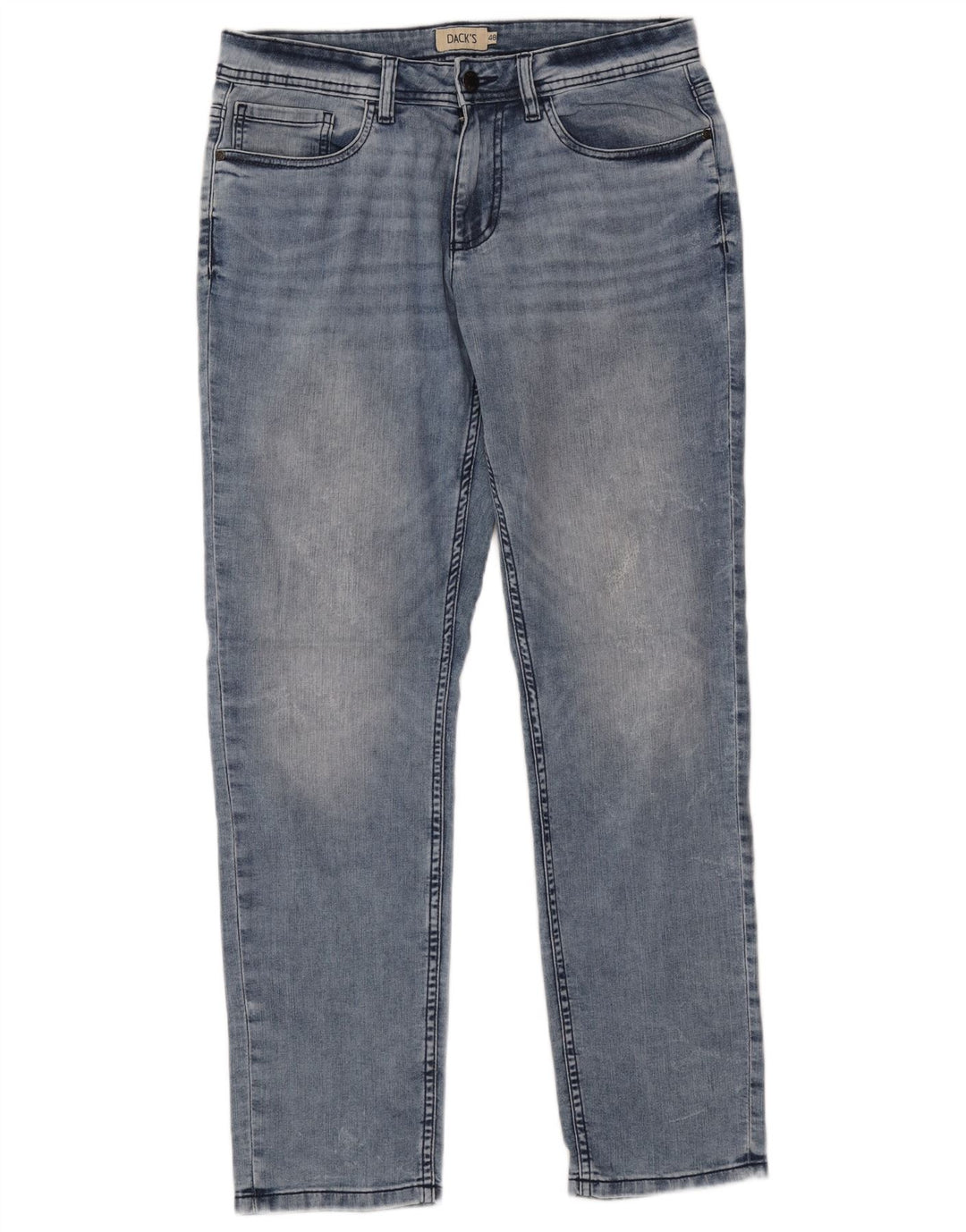 Dack's ženske sužene traperice IT 48 XL W34 L32 Plavi pamuk