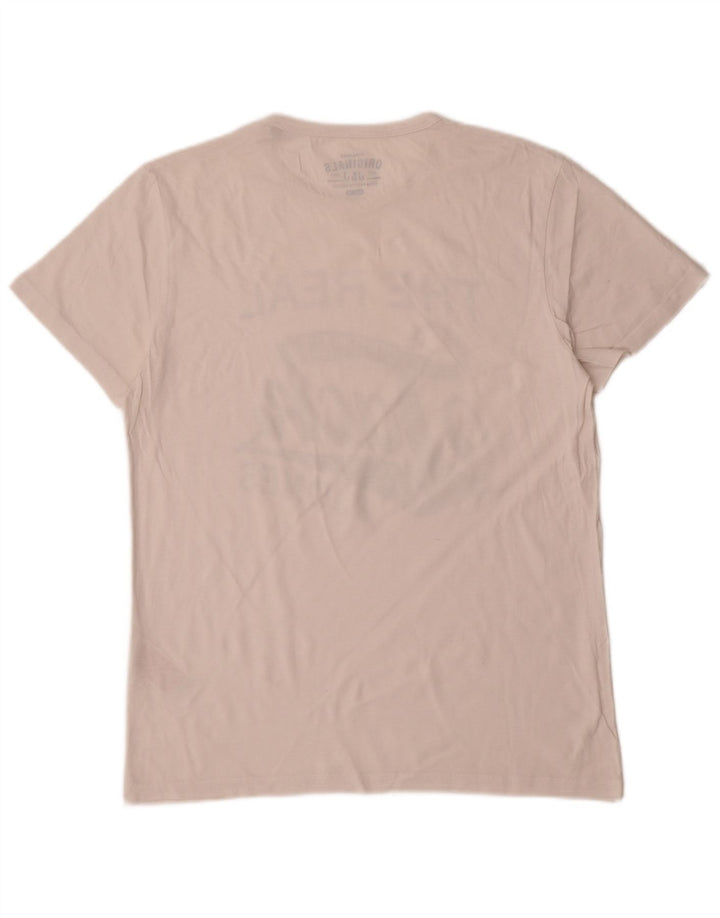 Jack & Jones muška majica kratkih rukava srednje veličine, bijeli pamuk