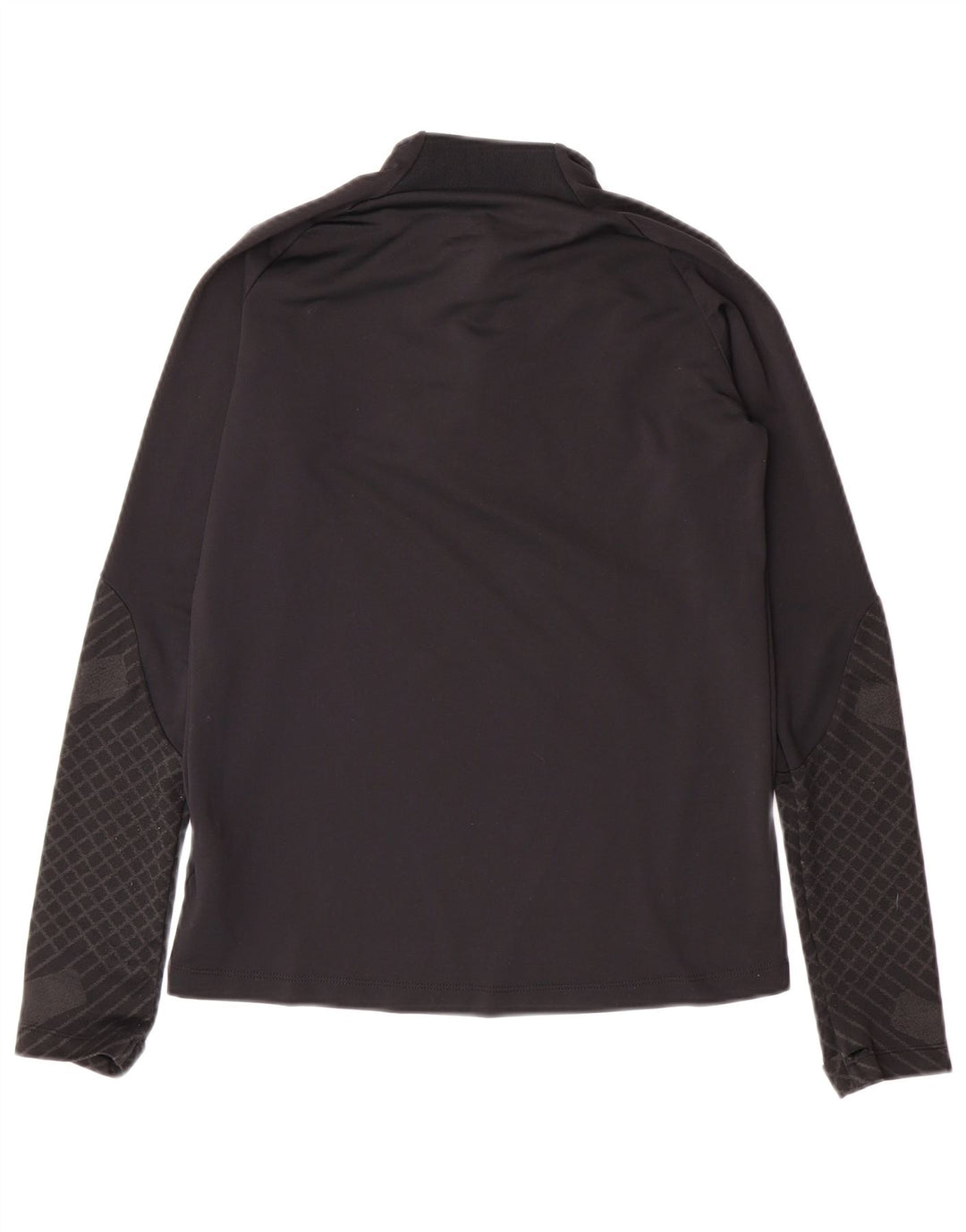 NIKE Boys Dri Fit Slim Fit Pullover Top Trenirka 12-13 Years Large Black