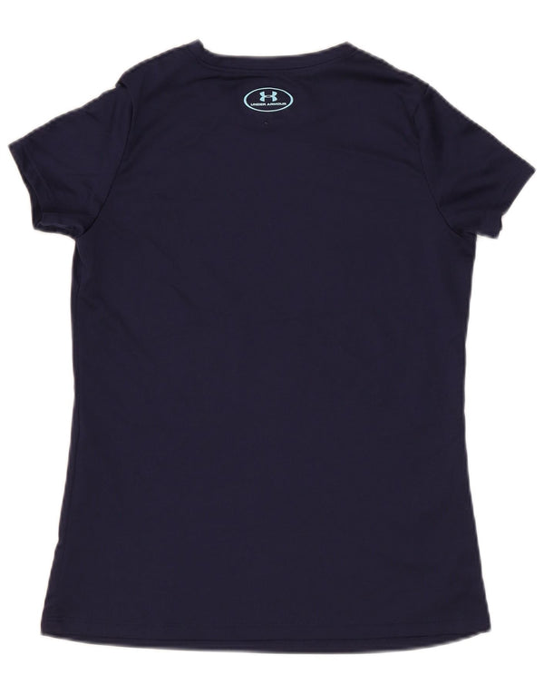 Under Armour Boys Heat Gear Graphic majica kratkih rukava 9-10 Years Medium Navy Blue
