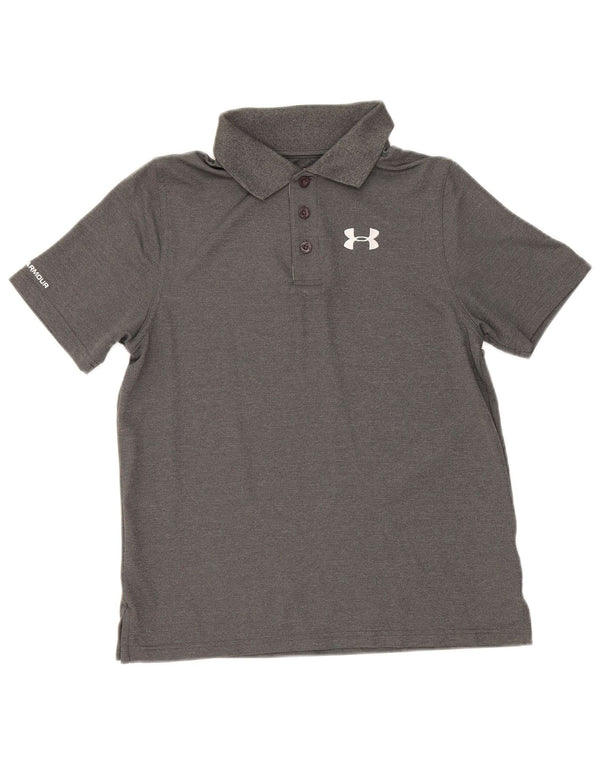Under Armour Boys Heat Gear polo majica 11-12 godina velika siva poliester