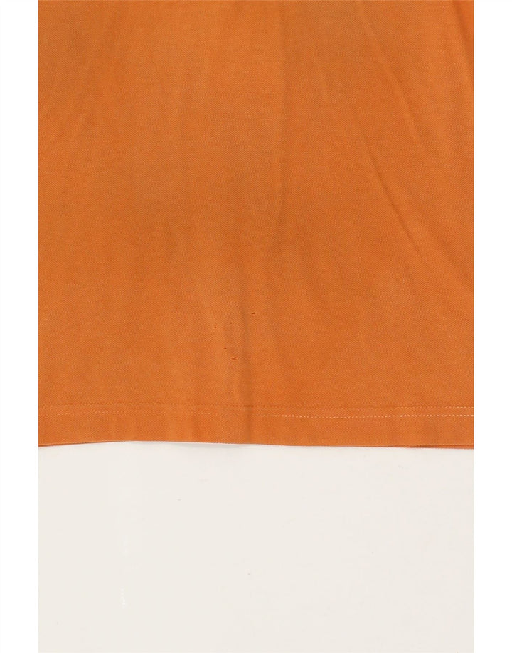 KAPPA Womens Polo Shirt UK 14 Medium Orange Cotton Vintage Kappa and Second-Hand Kappa from Messina Hembry 