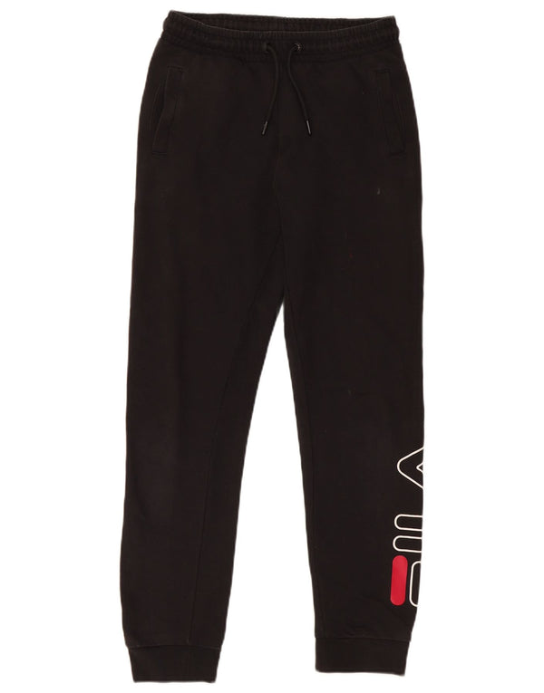 Fila Boys Graphic Trenirka Hlače Joggers 11-12 godina crni pamuk