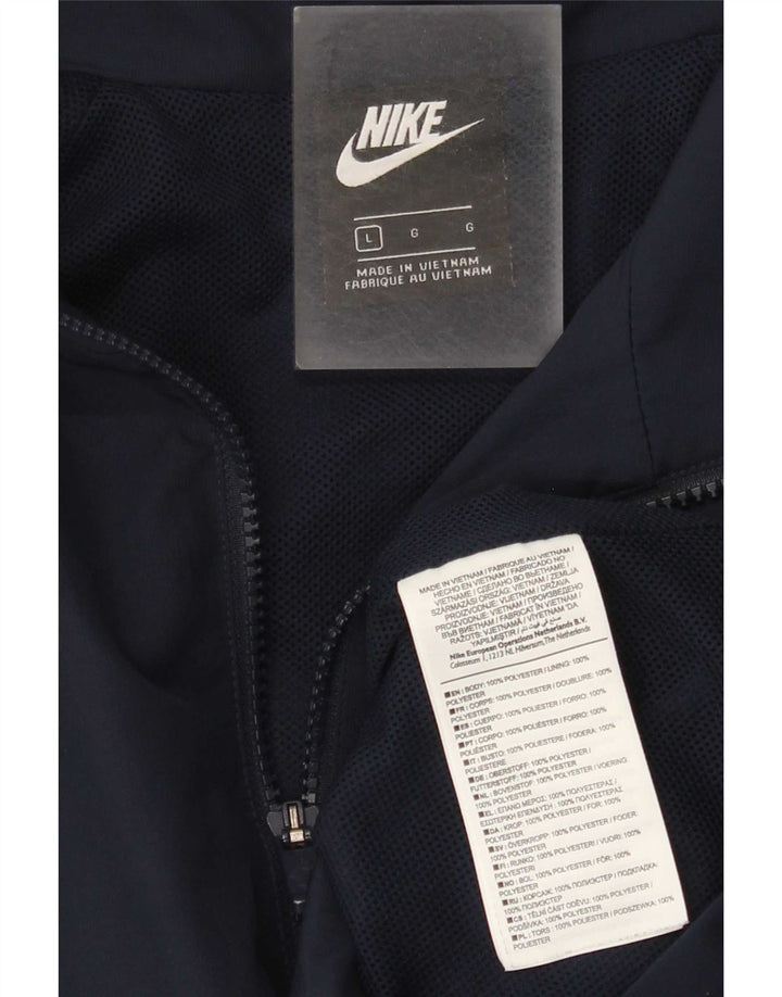 Nike muška trenirka velika jakna od poliestera tamnoplava