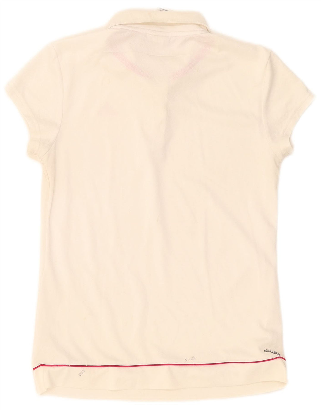Adidas ženska polo majica Climalite UK 8/10 mali bijeli poliester