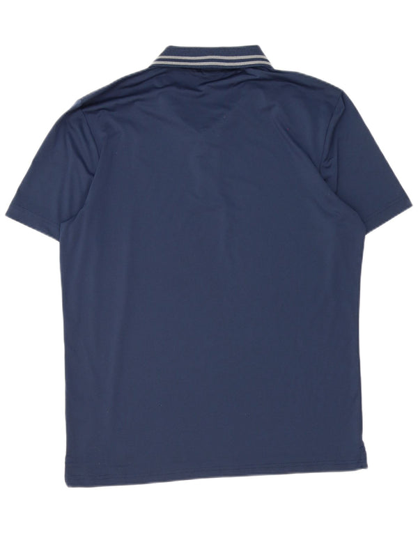 Calvin Klein Mens Polo Shirt Small Navy Blue Polyester