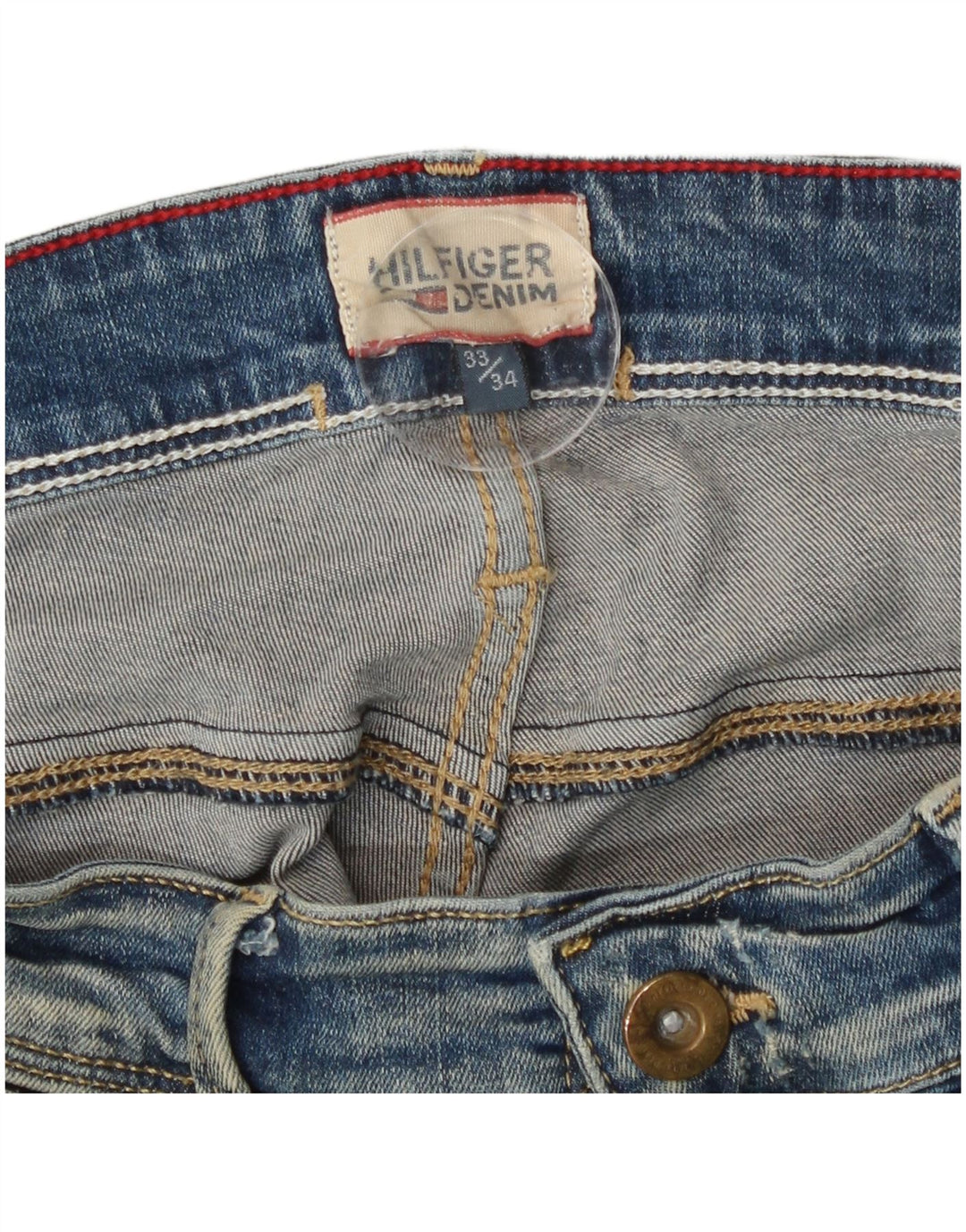 Tommy Hilfiger ženske uske traperice W33 L29 plavi pamuk
