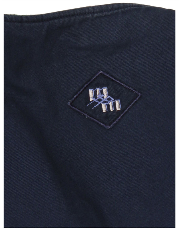 Vintage muški reverzibilni prsluk veliki raznobojni pošteni otočić