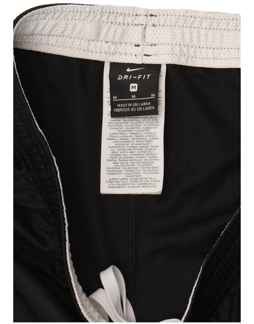 Nike muške Dri Fit sportske kratke hlače srednje crne boje od poliestera