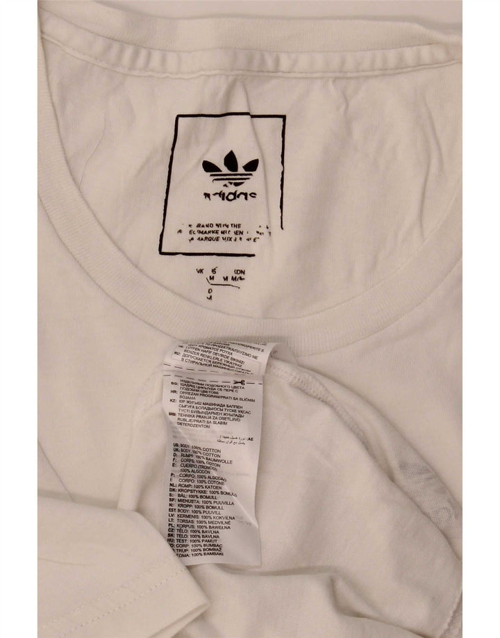 Adidas muška majica kratkih rukava Srednje bijeli pamuk