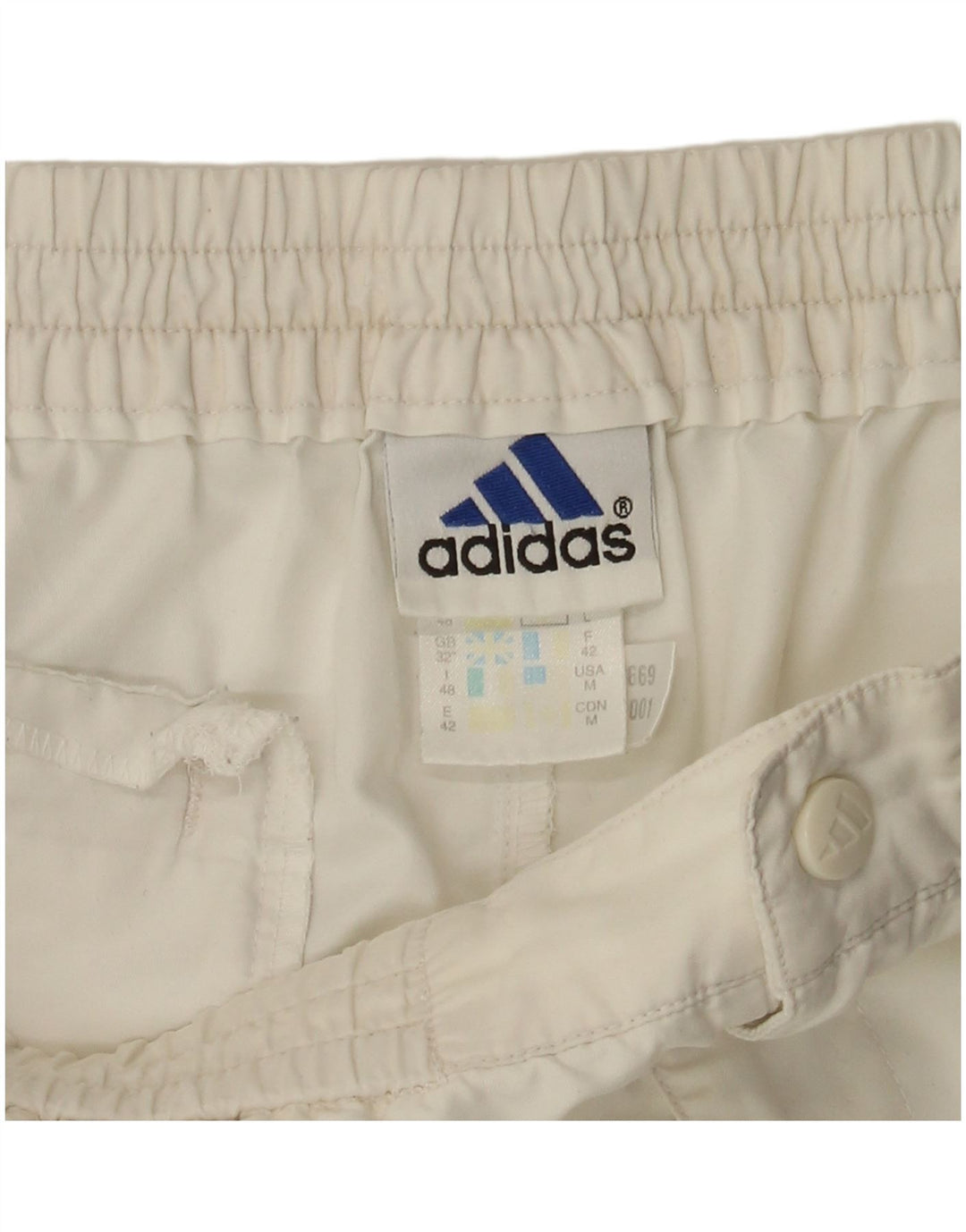 Adidas muške kratke hlače za plivanje srednje bijele boje od poliestera