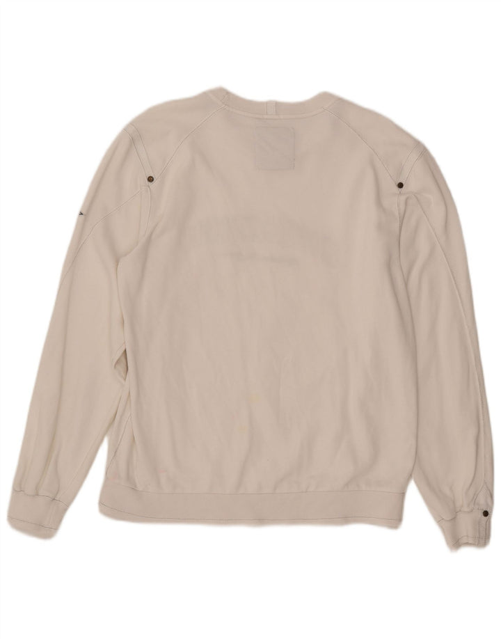 CHAMPION Veliki bijeli muški džemper s grafičkim motivima