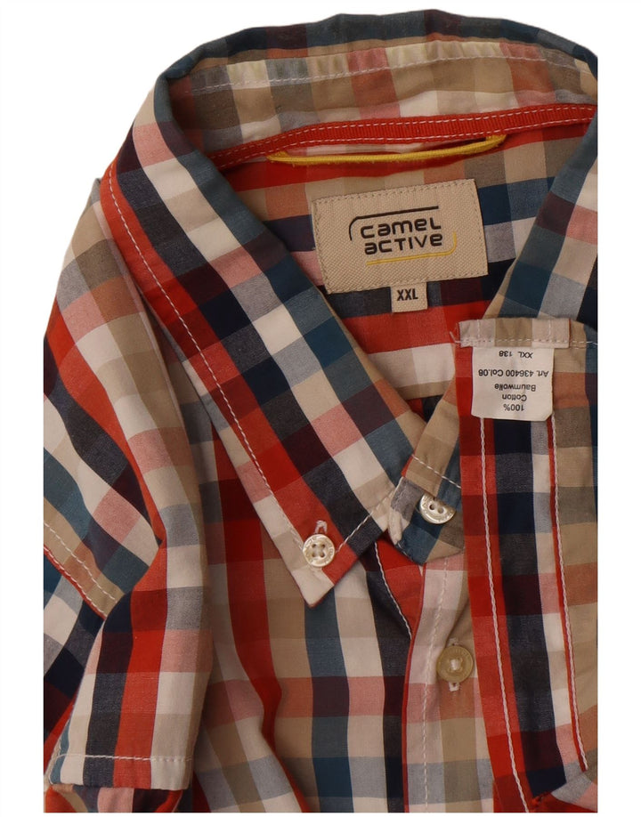 Camel Active muška karirana košulja 2XL šareni pamuk