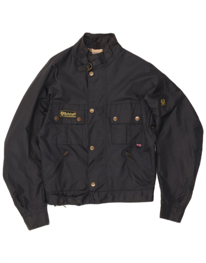 Belstaff ženska trkačka jakna IT 42 srednje tamnoplavi najlon