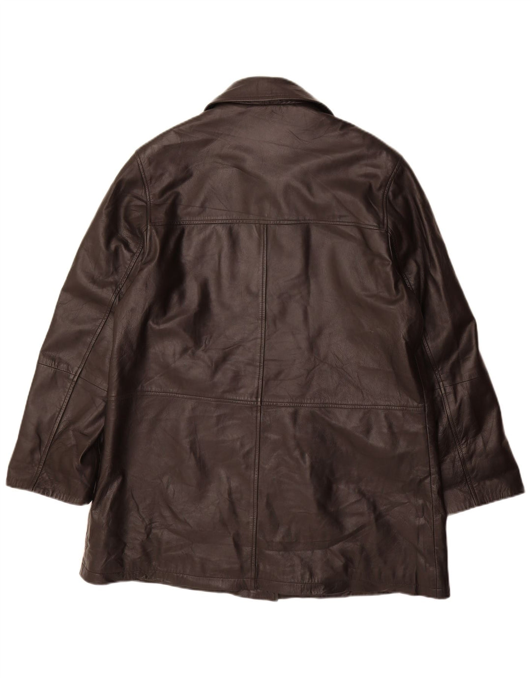 Vintage ženski kožni kaput IT 46 veliki crni kožni