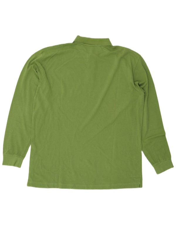 Kappa muška polo majica dugih rukava 2XL zeleni pamuk