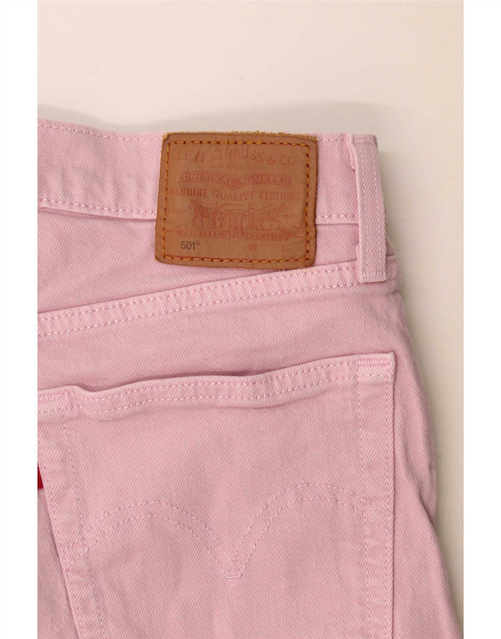 Ravne traperice Levi's 501 W28 L29 Pink
