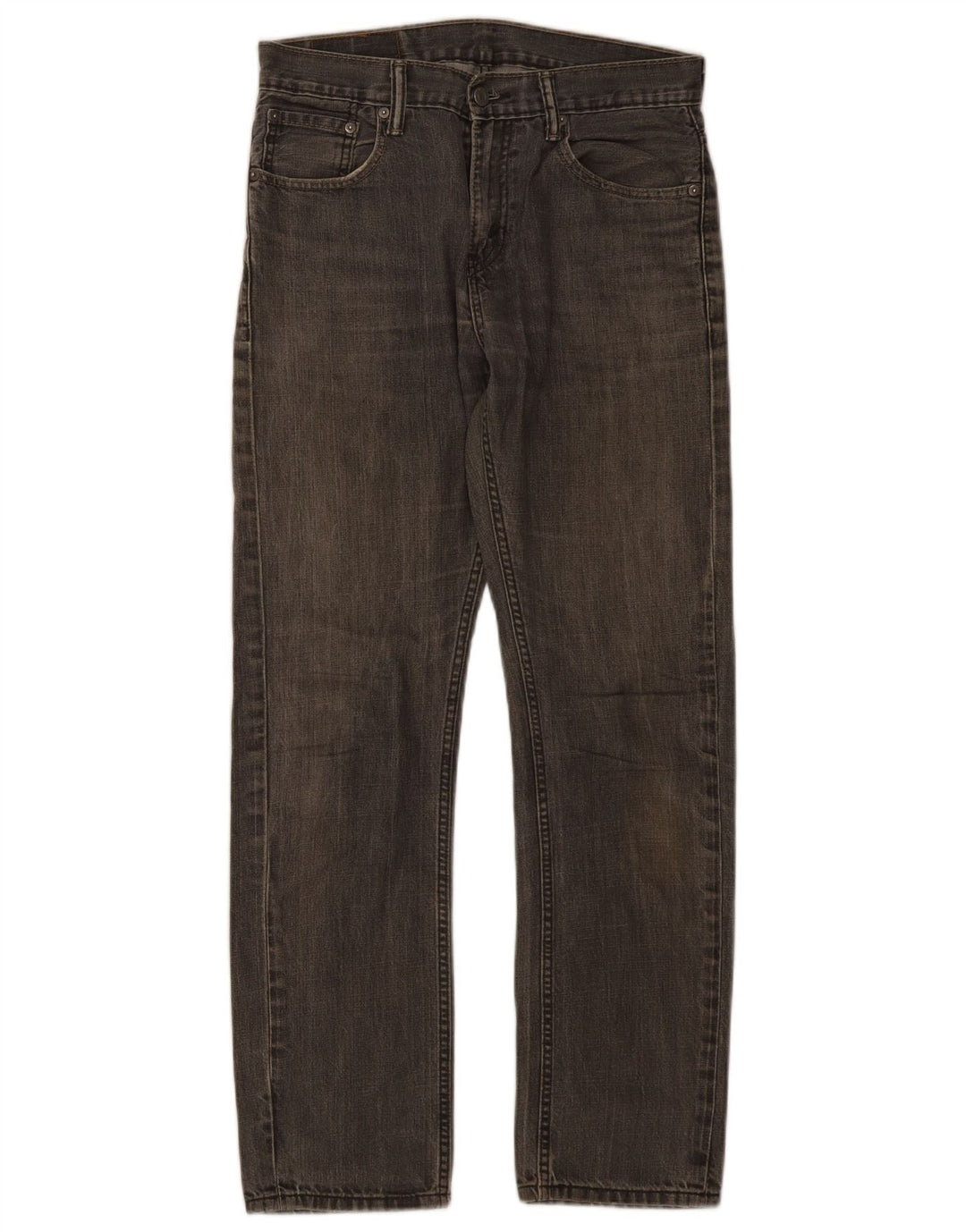 Levi's muške 513 ravne traperice W30 L30 sivi pamuk