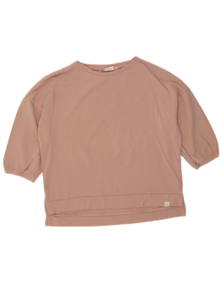 Ellesse Ženska velika majica s 3/4 rukavima UK 10 Mala ružičasta