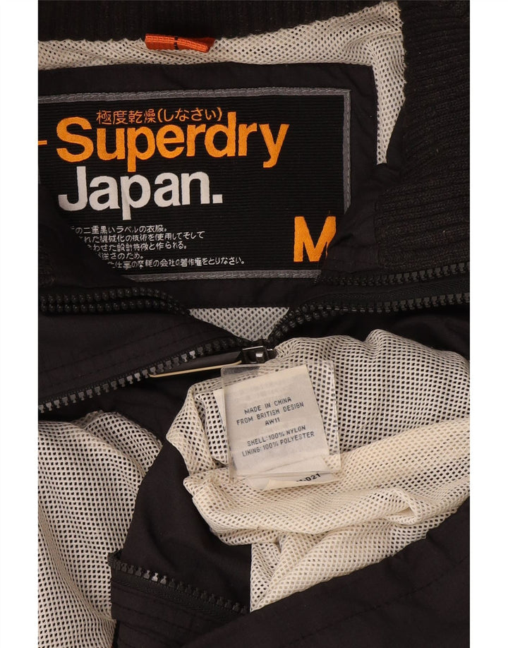 Superdry ženska kišna jakna UK 14 srednje sivi najlon