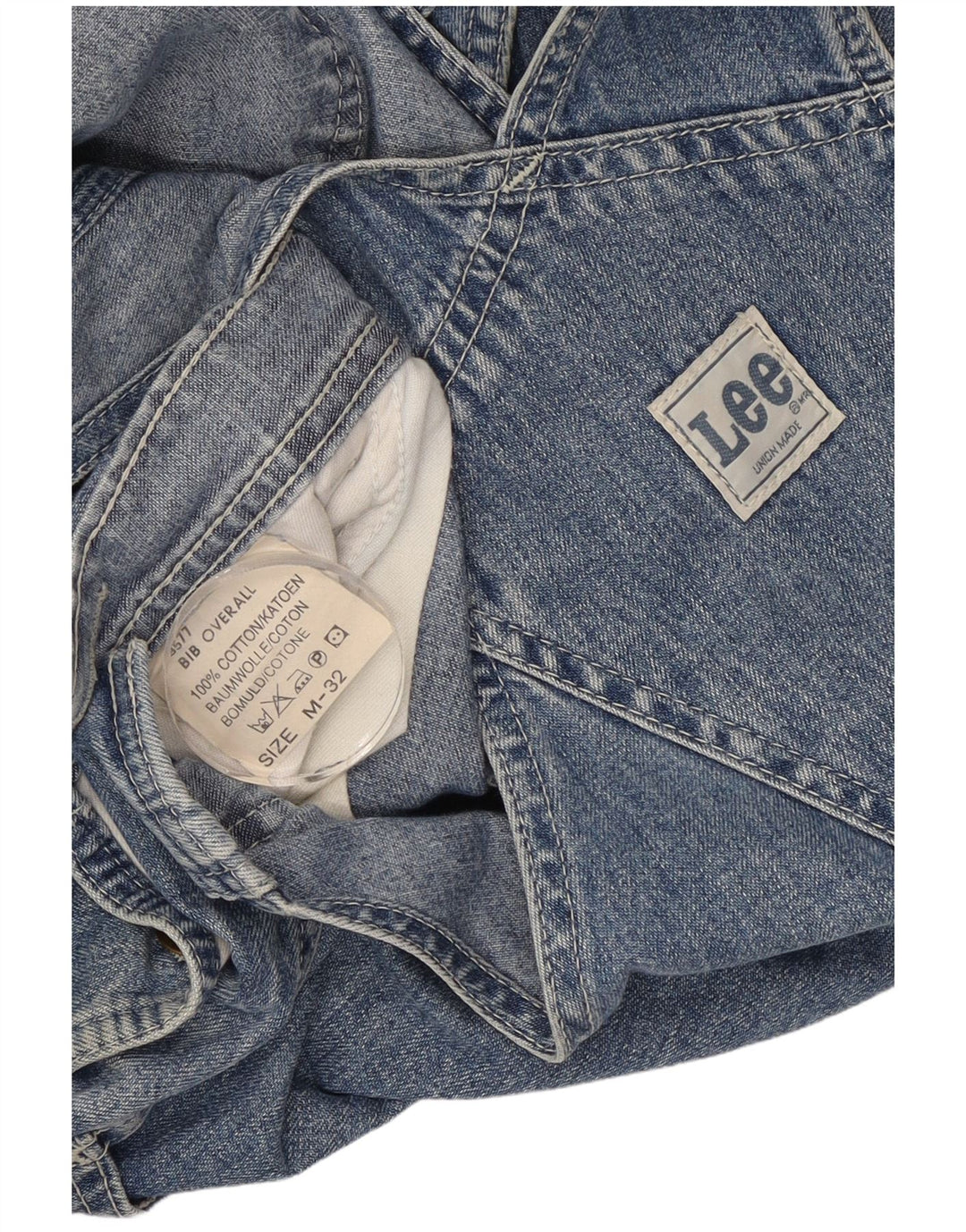 Lee Mens Dungarees Traperice Srednje W32 L32 Plavi pamuk