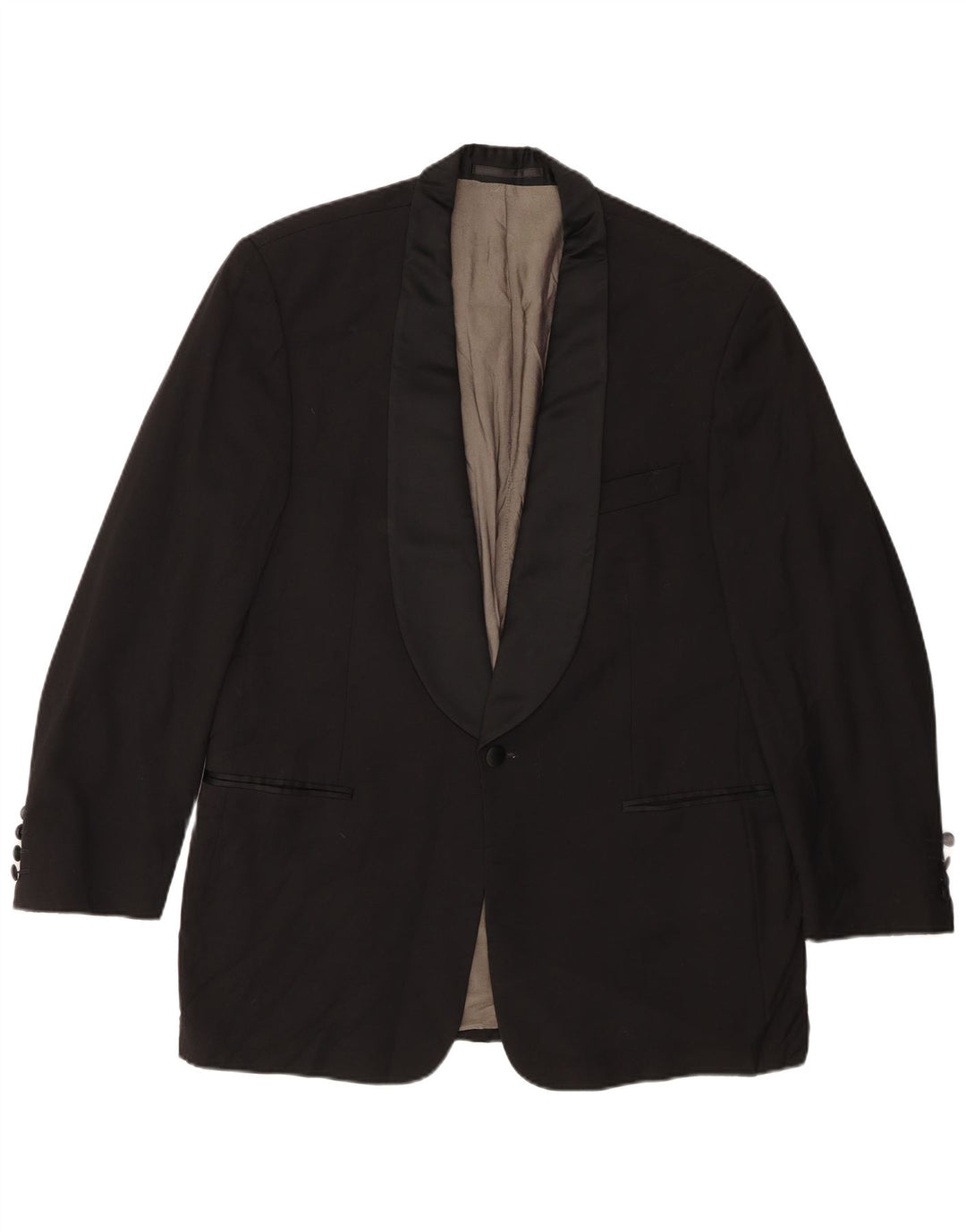Hugo Boss muška jakna s jednim gumbom IT 52 XL crna vuna