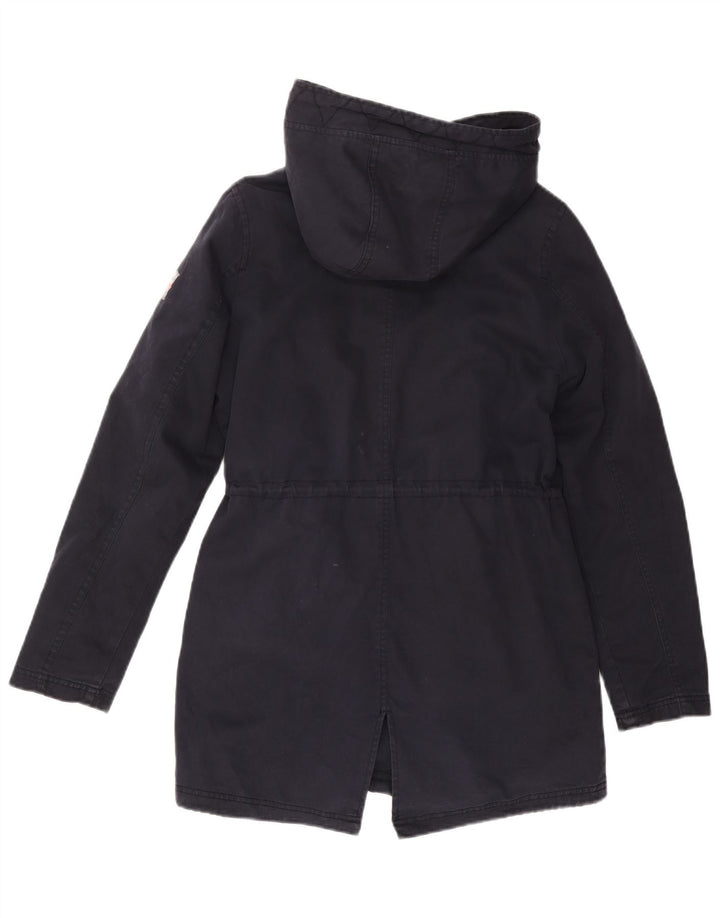 SUPERDRY ženska prevelika parka jakna The Rookie UK 6 XS tamnoplava