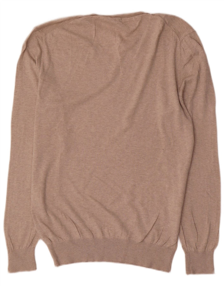 Massimo Dutti, veliki muški pulover s V-izrezom, veliki pamuk