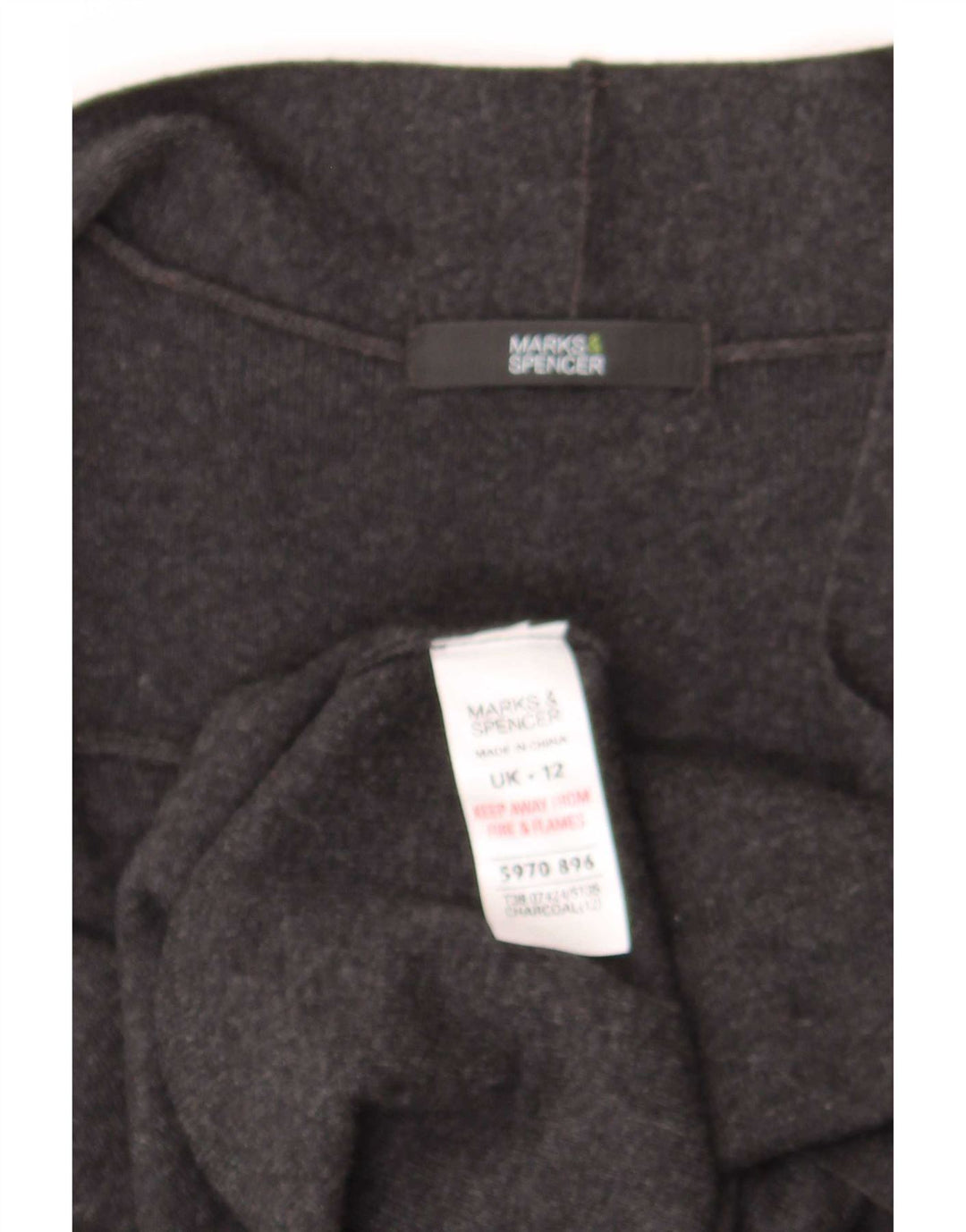 Marks & Spencer ženski džemper bez rukava UK 12 srednje sivi
