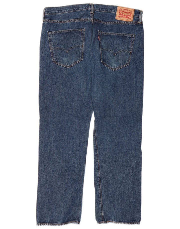 Levi's muške 501 ravne traperice regularnog kroja W36 L30 plavi pamuk