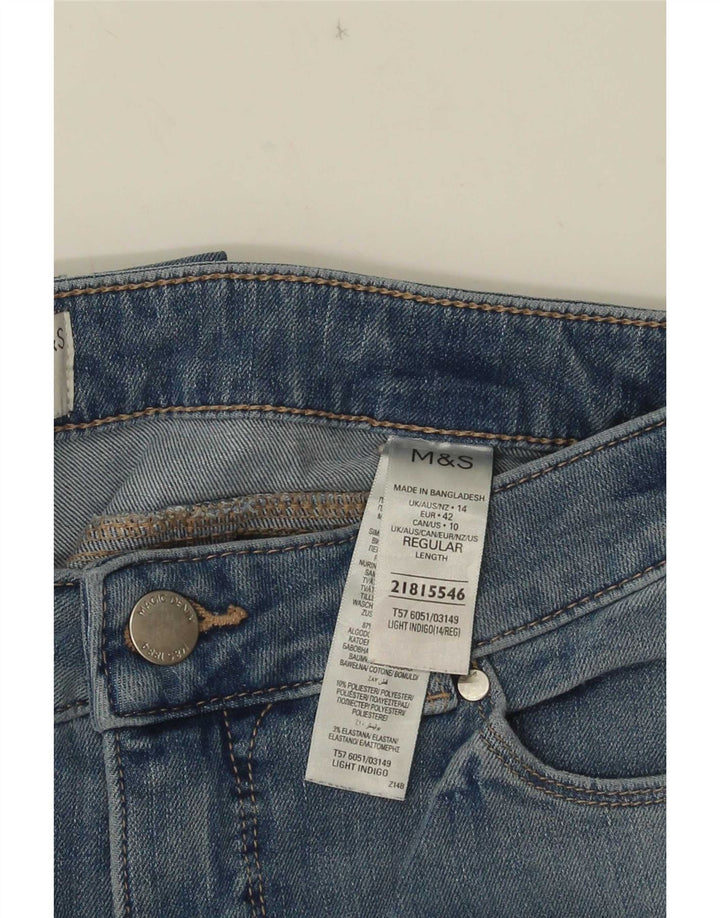 Marks & Spencer ženske ravne traperice Sienna UK 14 srednje W30 L30 plava