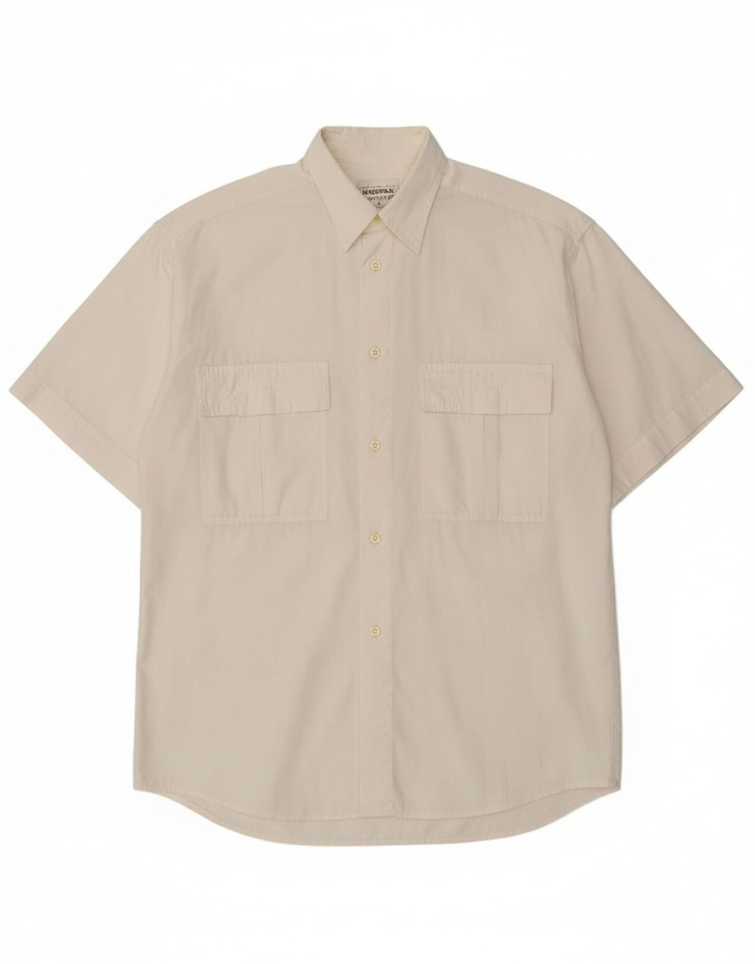 Stefanel muška košulja kratkih rukava srednje veličine od bijelog pamuka