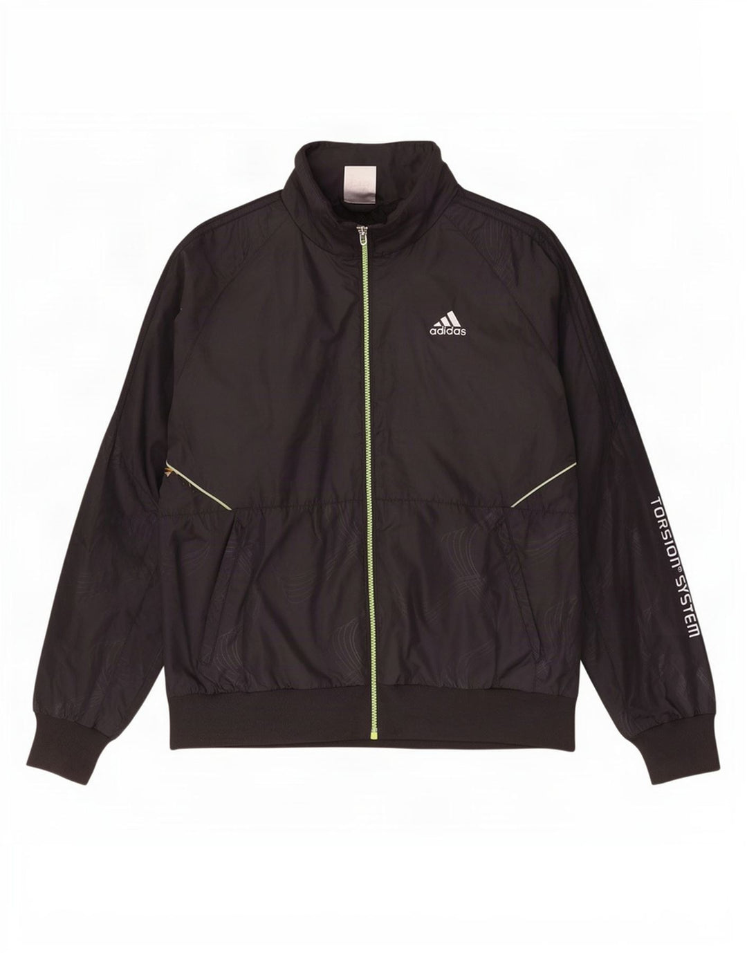 Adidas muška grafička trenirka, gornja jakna srednje crne boje od poliestera