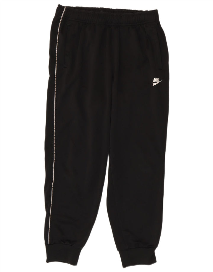 Nike muške trenirke, srednje hlače, crni poliester