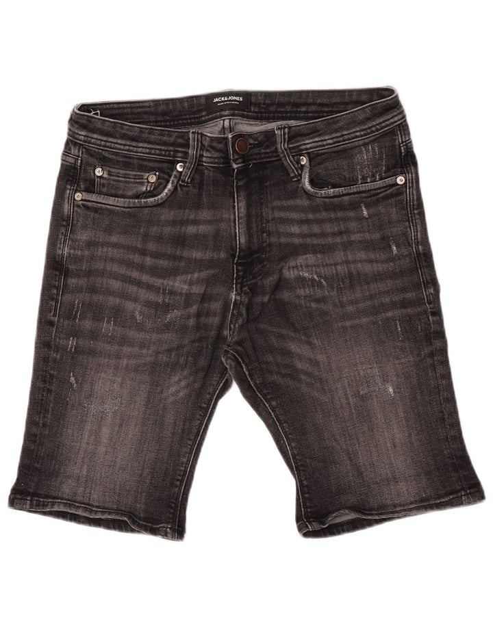 Jack & Jones muške kratke traper kratke hlače W30 male, sivi pamuk