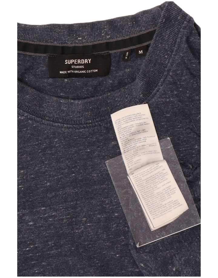 Superdry muška majica kratkih rukava srednje tamnoplavi flekasti pamuk