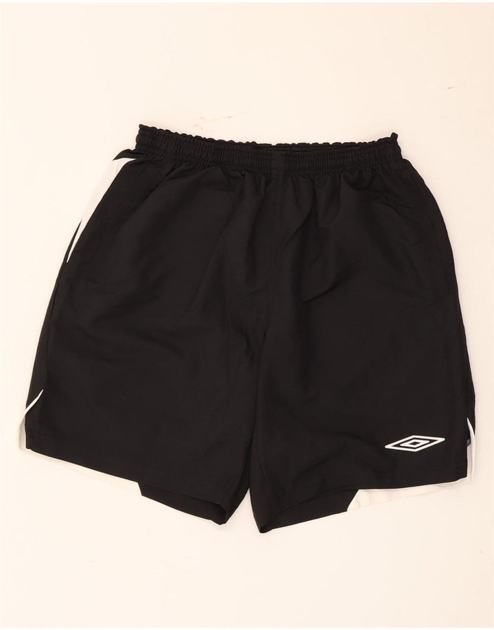 Umbro muške sportske kratke hlače veliki crni poliester u boji