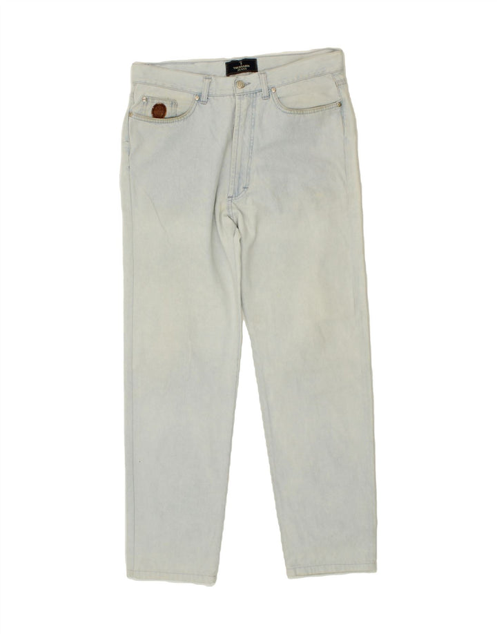 TRUSSARDI Mens Tapered Jeans W34 L30 Blue Vintage Trussardi and Second-Hand Trussardi from Messina Hembry 