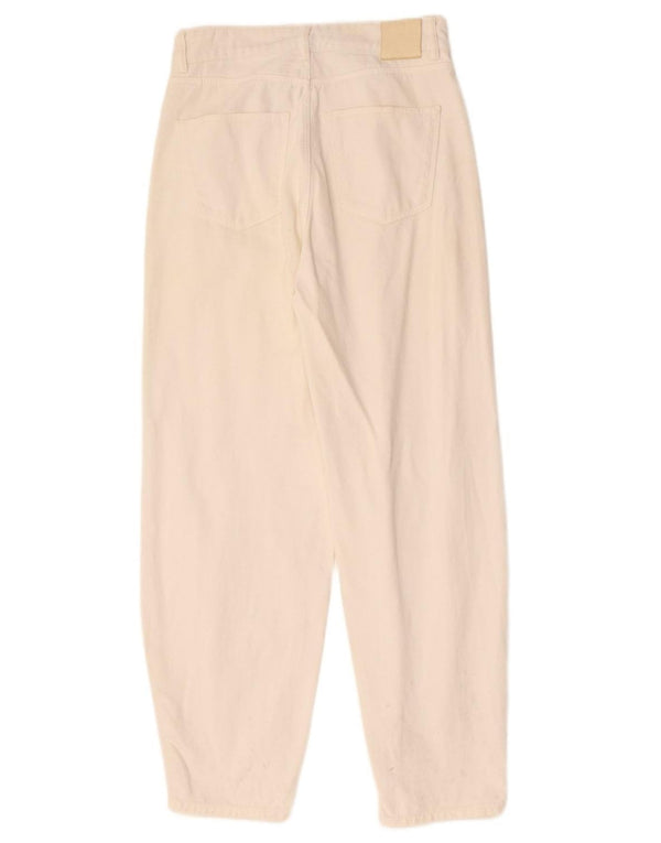 MASSIMO DUTTI Ženske sužene traperice visokog struka EU 36 XS W26 L28 Bijele