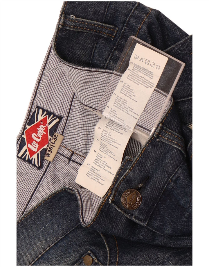 Lee Cooper muške ravne traperice W36 L32 plavi pamuk